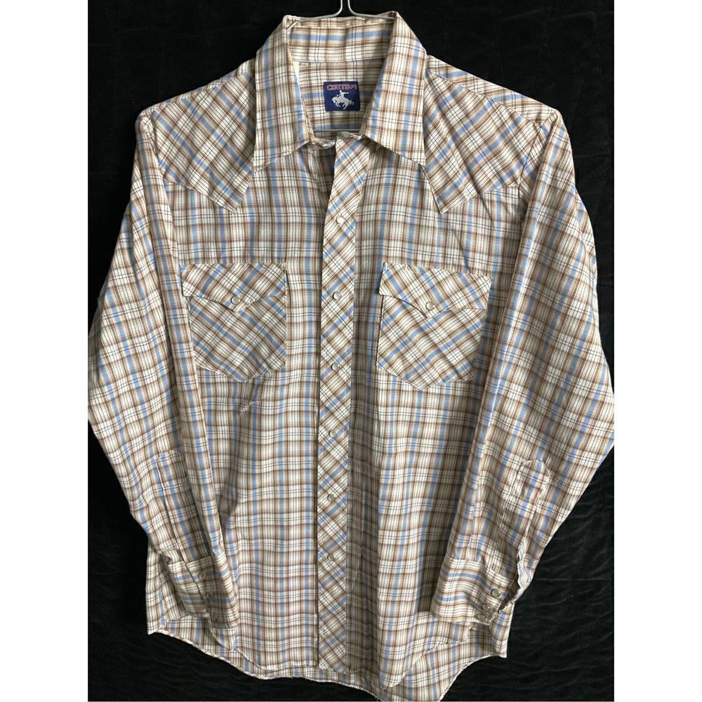 Chute men's size 16/33 western button shirt